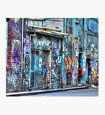 Laneways Photographic Print