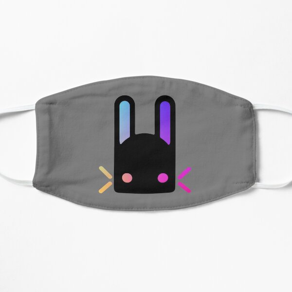 Rainbow Holographic Gradient Jade Rabbit Logo - Destiny Mask