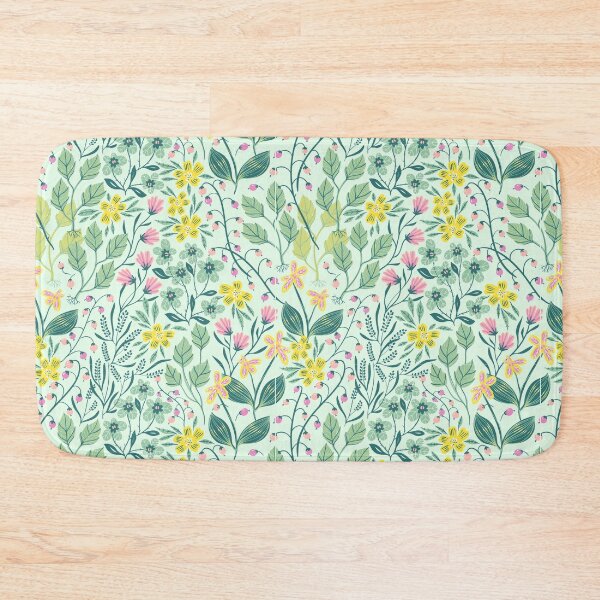 Item preview, Floral pattern stickers, Floral stickers set, Floral pattern mask, Floral pattern t-shirts designed and sold by quixoticmonkey.