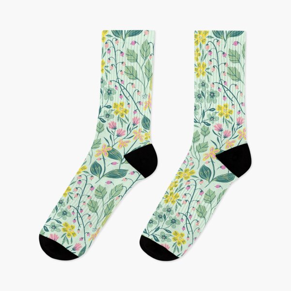 Item preview, Floral pattern stickers, Floral stickers set, Floral pattern mask, Floral pattern t-shirts designed and sold by quixoticmonkey.