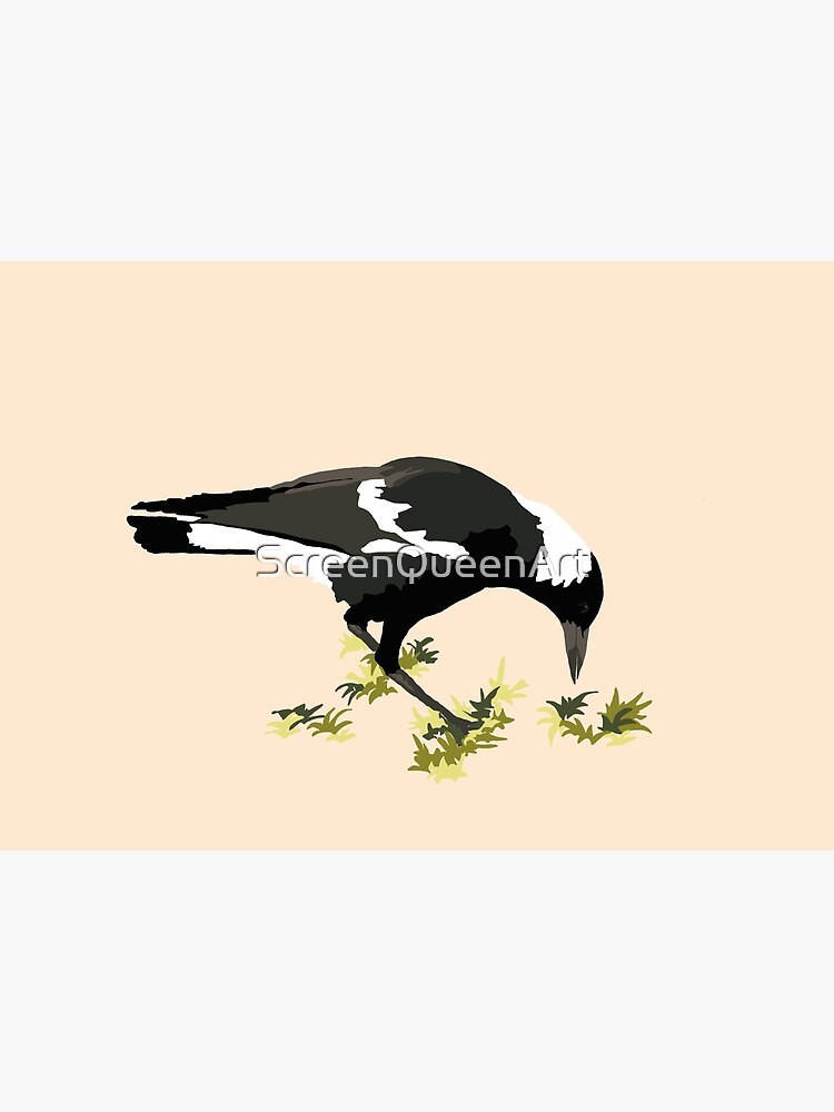 "Magpie - Nude background" Poster by ScreenQueenArt Redbubble
