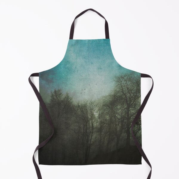 Item preview, World in Twilight - trees in morning twilight designed and sold by Dyrk Wyst Redbubble Shop.