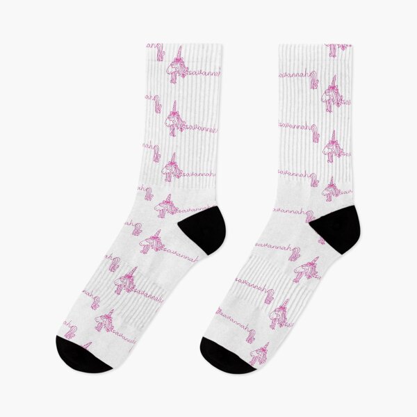Item preview, Savannah Pink Unicorn Personalized Girl Name designed and sold by JaneApril.