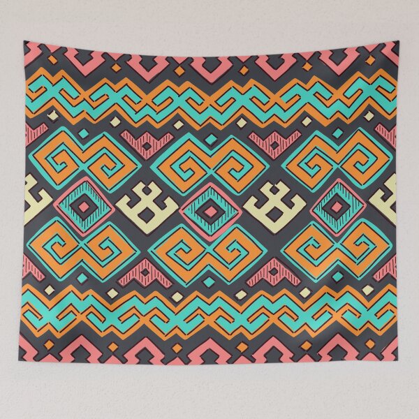 Item preview, Mayan Aztec Tribal Ethnic Pattern designed and sold by Vector Scout Lab.