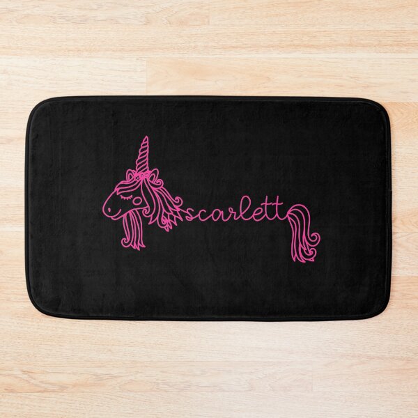 Item preview, Scarlett Pink Unicorn Personalized Girl Name designed and sold by JaneApril.