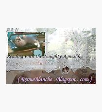 reading with Naughty Agneshka Photographic Print