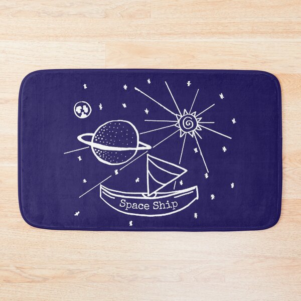 Item preview, Space Ship- Funny Sail Boat in Space Design designed and sold by Davey's Designs.