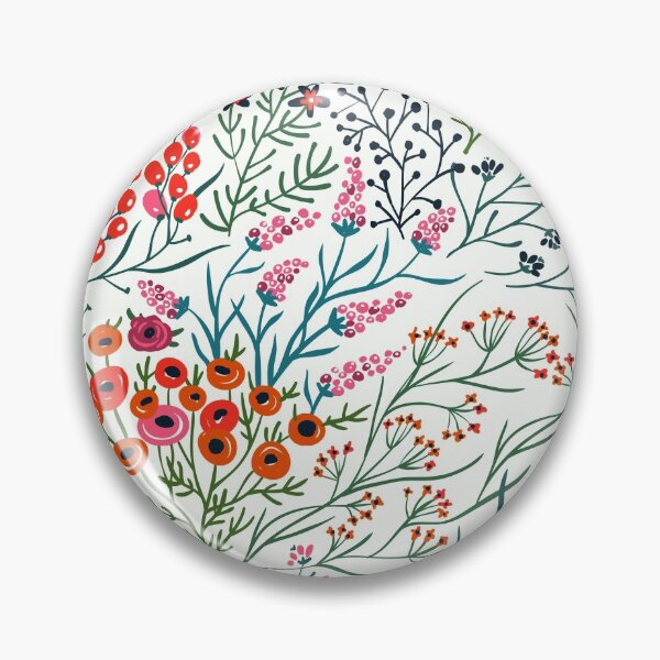 Item preview, Floral pattern stickers, Floral stickers set, Floral pattern mask, Floral pattern t-shirts designed and sold by quixoticmonkey.