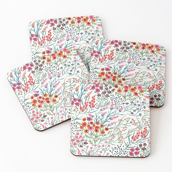 Item preview, Floral pattern stickers, Floral stickers set, Floral pattern mask, Floral pattern t-shirts designed and sold by quixoticmonkey.