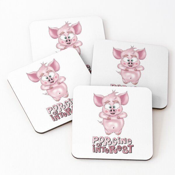 Item preview, Funny Pig Pun ...Porcine of Interest designed and sold by Balazs Borzon.