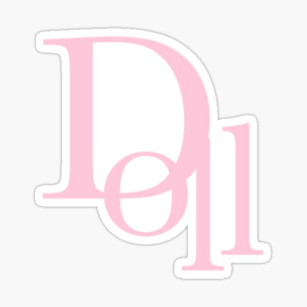 Pink Dior Stickers for Sale