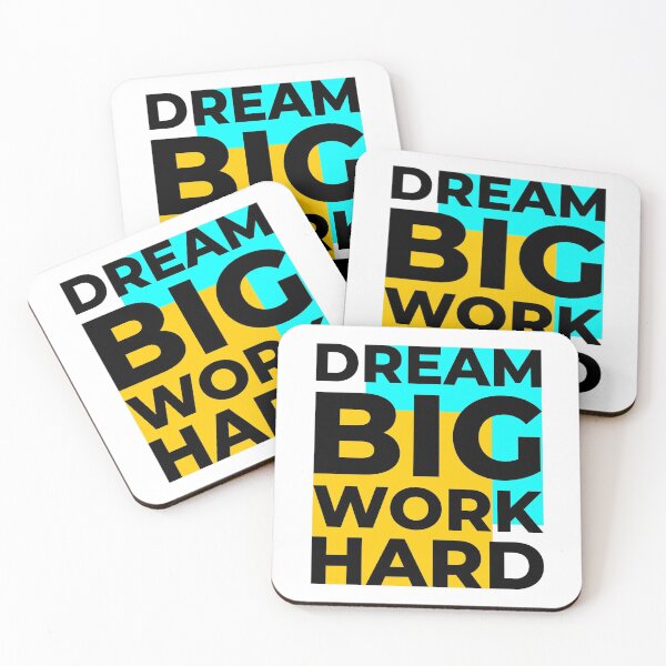 Item preview, Dream Big Work Hard  designed and sold by JTS STORE.