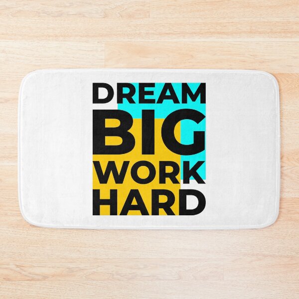 Item preview, Dream Big Work Hard  designed and sold by JTS STORE.