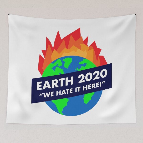 Item preview, We hate it here! designed and sold by SpookyWoosh.
