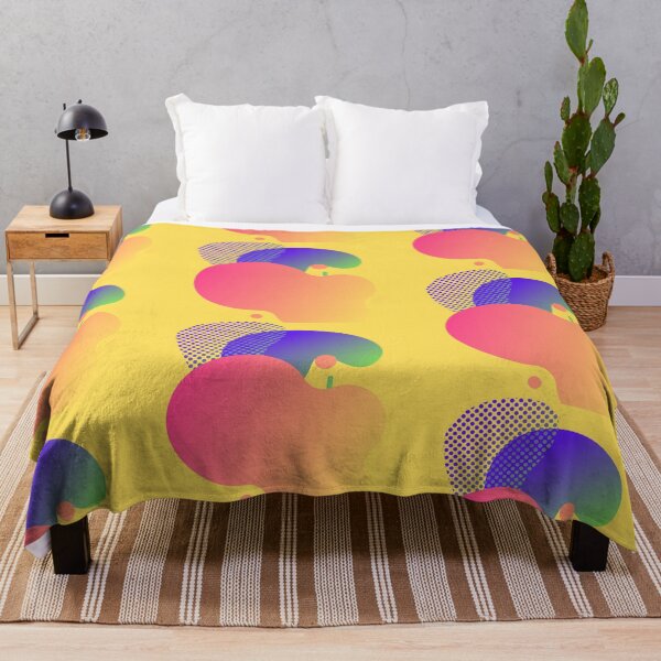Item preview, Mult Color Geometic Shapes on Yellow Orange Background designed and sold by simplysharon.