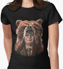 Bear Schrute Women's Fitted T-Shirt