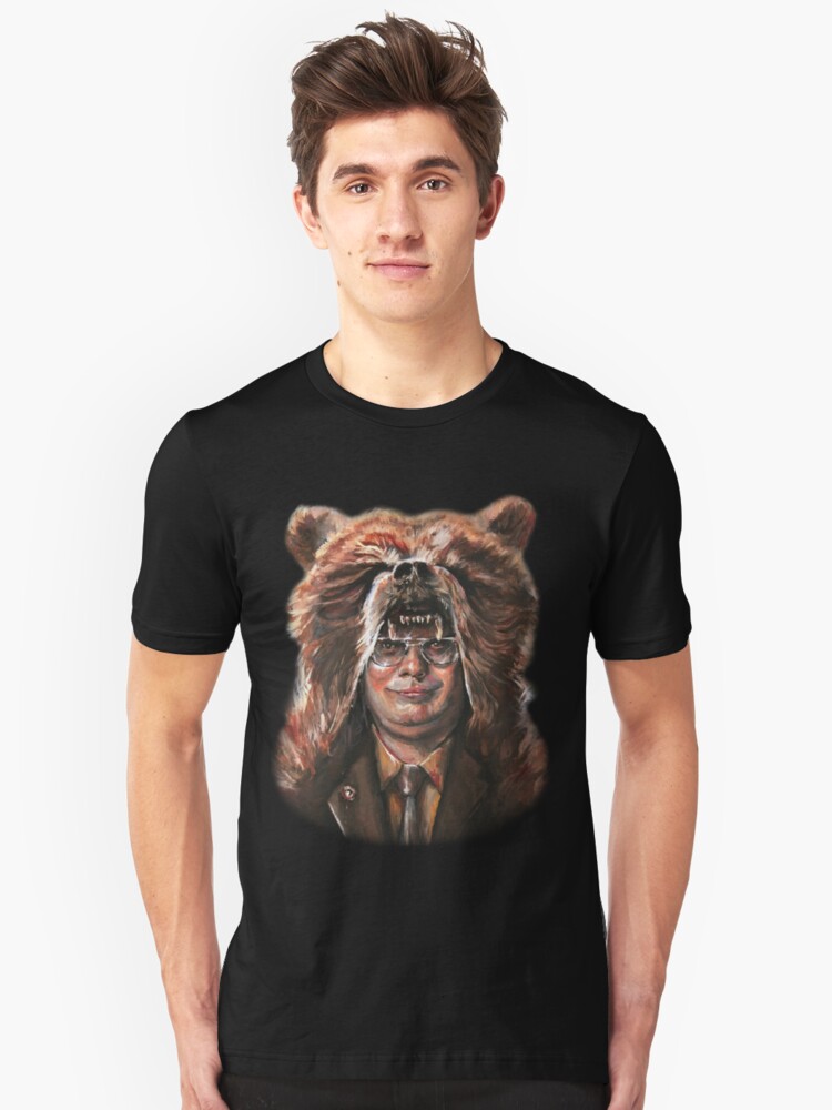 Alternate view of Bear Schrute Slim Fit T-Shirt