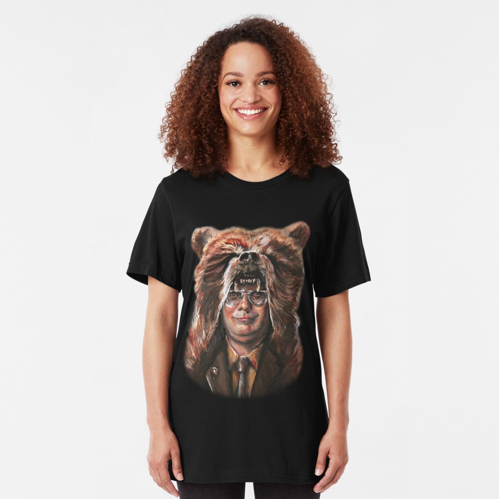 Bear Schrute Slim Fit T-Shirt