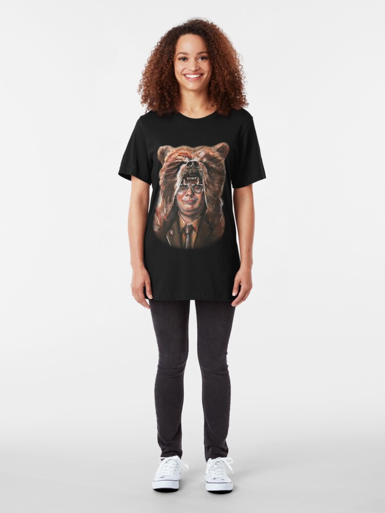 Alternate view of Bear Schrute Slim Fit T-Shirt