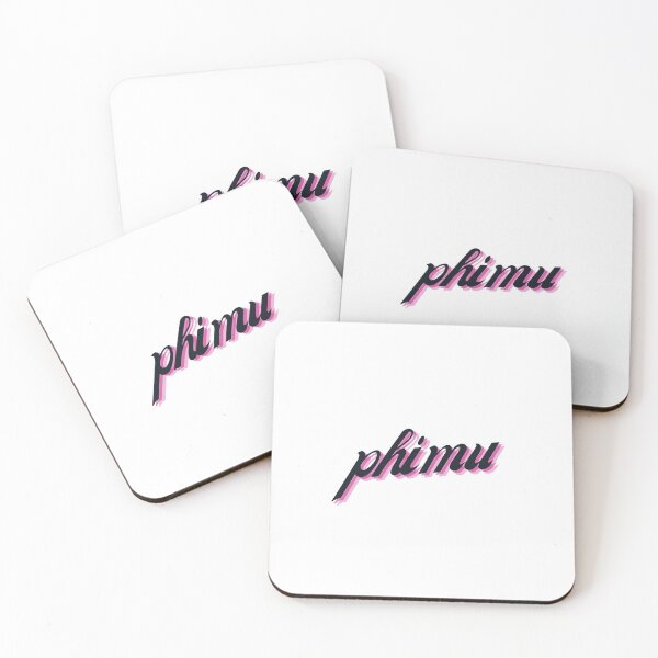 Item preview, Phi Mu - Black on Pink Script designed and sold by kaylabeatty.