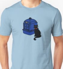 Kitty Who and the T.A.R.D.I.S Unisex T-Shirt