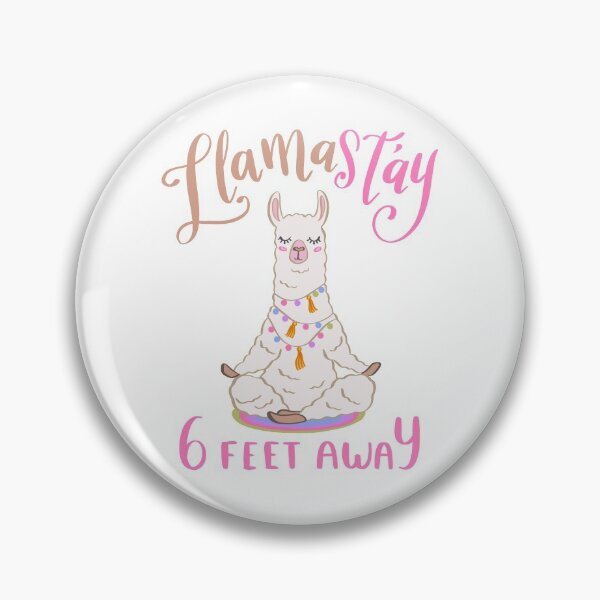 Item preview, Lamastay 6 Feet Away Llama Stay Away Social Distancing designed and sold by DoubleBrush.