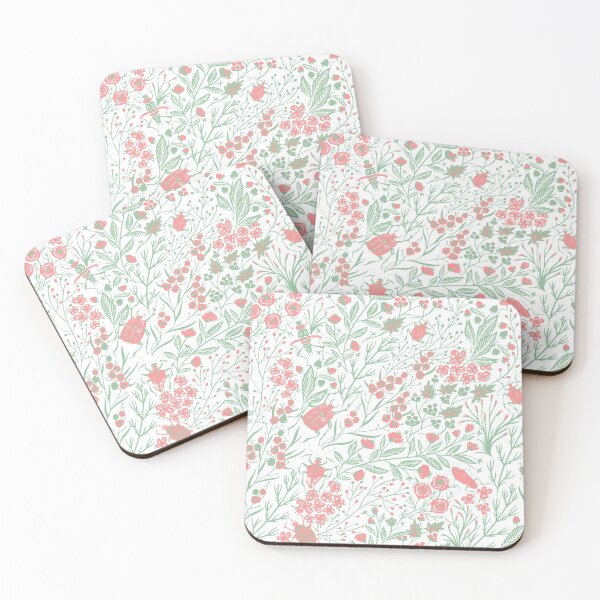 Item preview, Floral pattern stickers, Floral stickers set, Floral pattern mask, Floral pattern t-shirts designed and sold by quixoticmonkey.