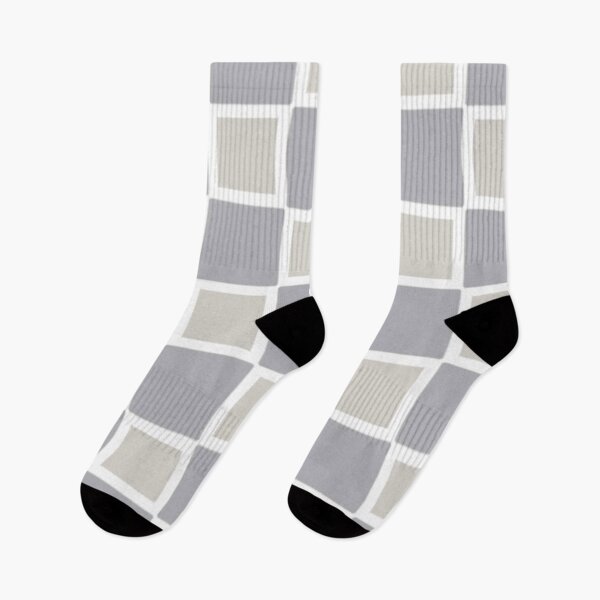 Item preview, Patrón lindo bloque gris y beige designed and sold by Poetic Patterns Studio.