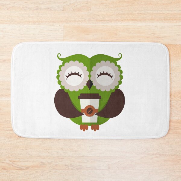 Item preview, Funny owl who loves coffee. designed and sold by Yulia Malinovskaya.