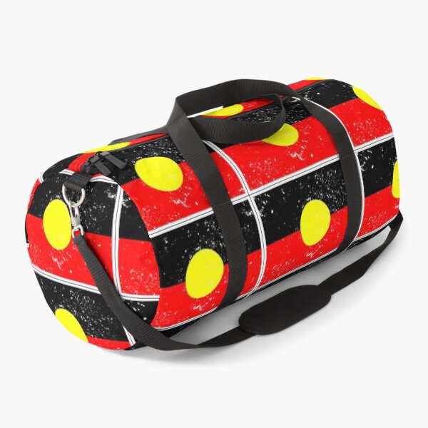 Item preview, Aboriginal Flag with distressed effect designed and sold by enriquepma.