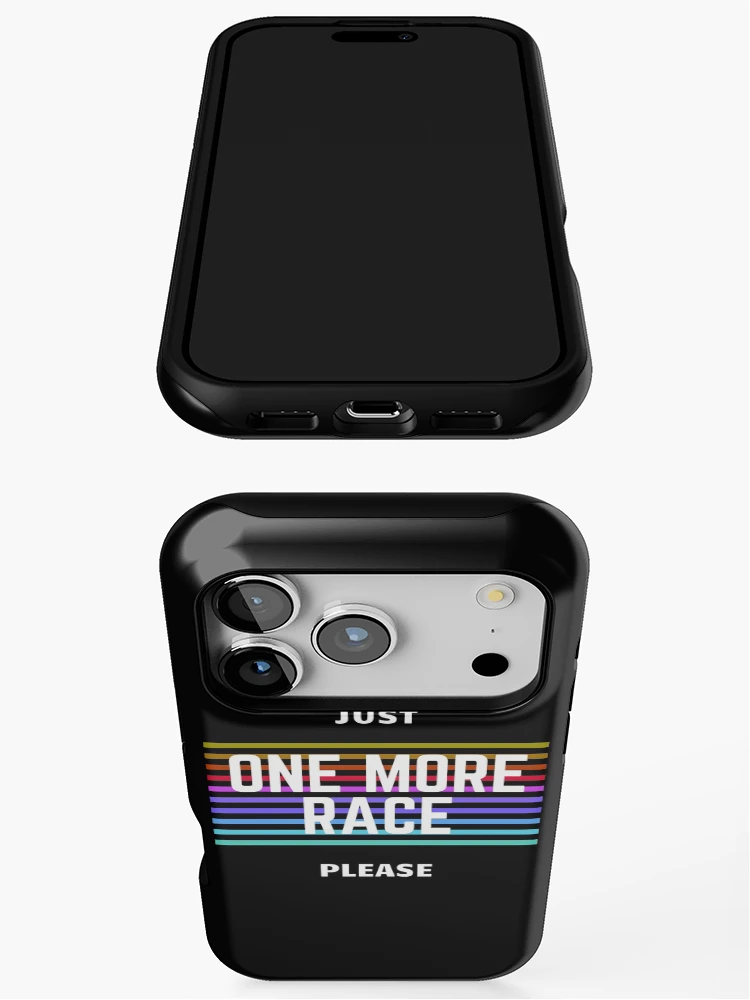 Thumbnail 3 of 4, iPhone Case, JUST ONE MORE RACE - SIM RACING designed and sold by cfdesignsprint.