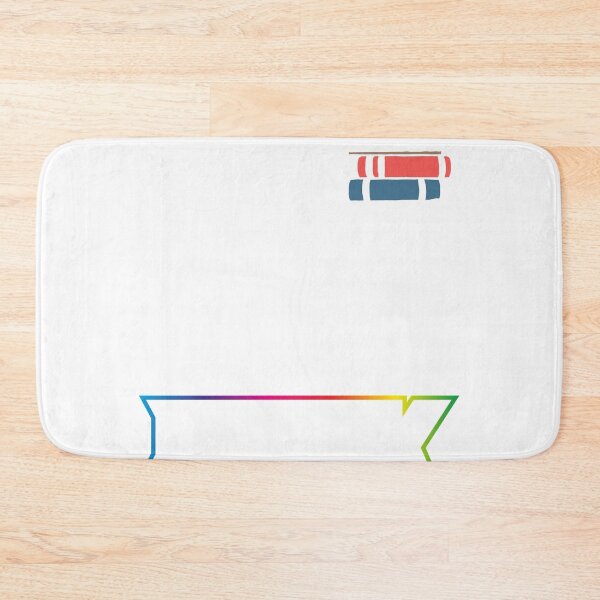 Item preview, Love Reading Love Rainbows Gift Retro Rainbow Design design print designed and sold by Lisbob.