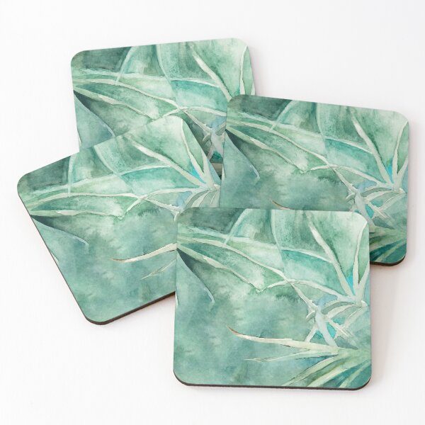Item preview, Abstract jungle pattern watercolor designed and sold by Miriam Steinau.
