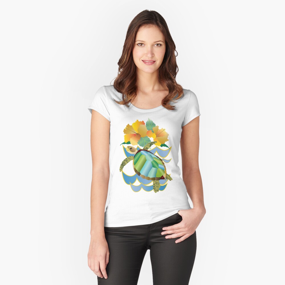 Item preview, Fitted Scoop T-Shirt designed and sold by beverlyclaire.