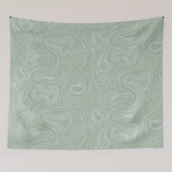 Item preview, Sage Green Line Art designed and sold by Carolina Diaz.