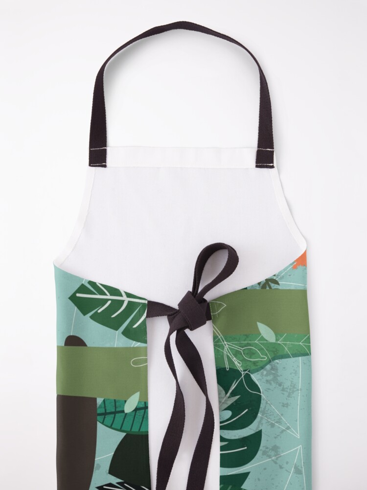 Alternate view of Woodland Jungle Tree Sloth Apron