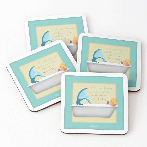 Item preview, Aquamarine Bathtub Quote designed and sold by alexngaviola.