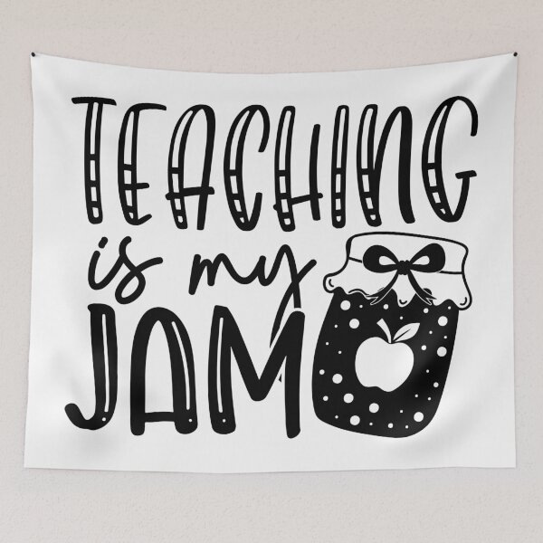 Item preview, Teaching is my jam designed and sold by purpleblobart.