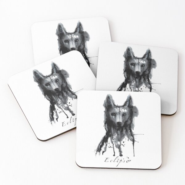 Item preview, Eclipse Shadow Wolf (with name) designed and sold by Jenni Toikkanen.