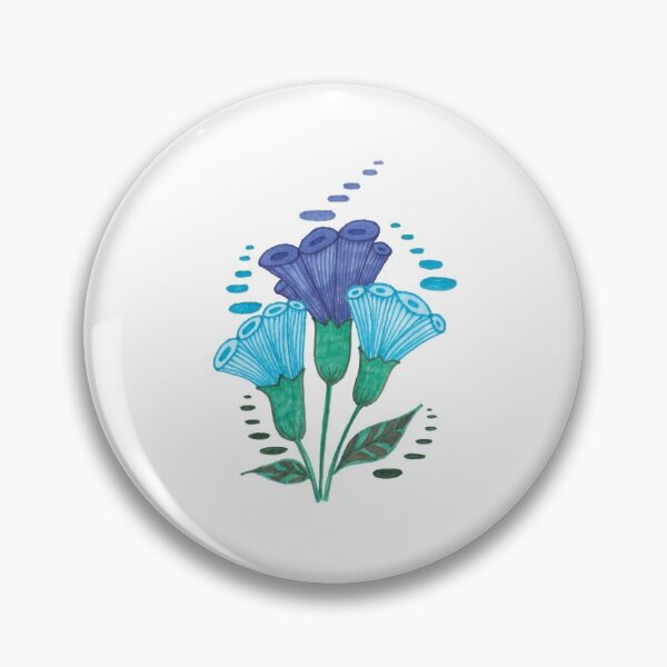 Item preview, Bouquet of Bellflowers Floral Print designed and sold by ckylin.