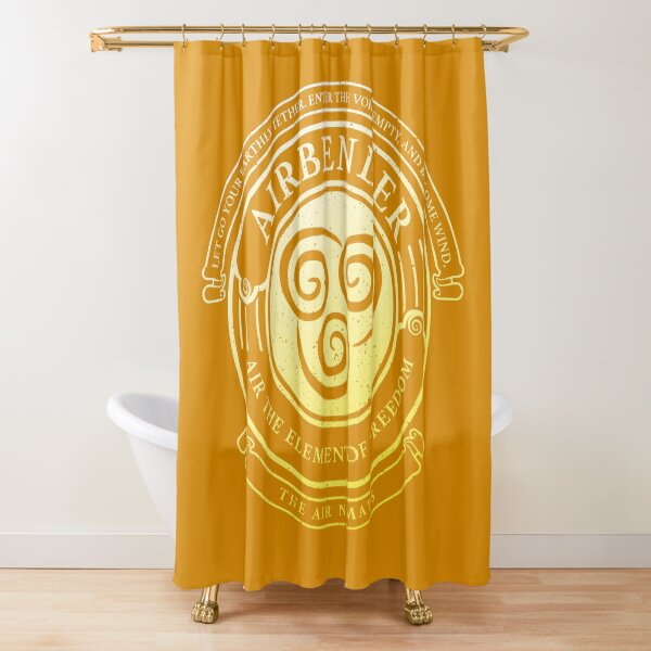 ATLA Airbender Symbol: Avatar-Inspired Design Shower Curtain