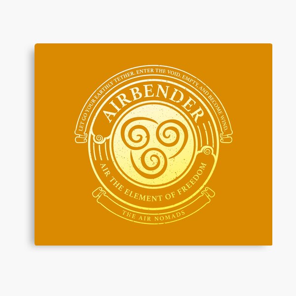 ATLA Airbender Symbol: Avatar-Inspired Design Canvas Print