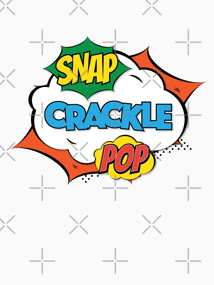 "Snap Crackle & Pop" Tshirt for Sale by friggsakes Redbubble