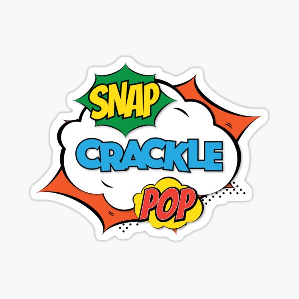 Snap Crackle Pop Sticker By Friggsakes Redbubble
