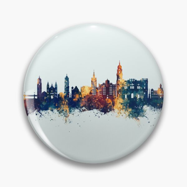 Artikelvorschau, Skyline von Málaga, Spanien entworfen und verkauft von ArtPrints.