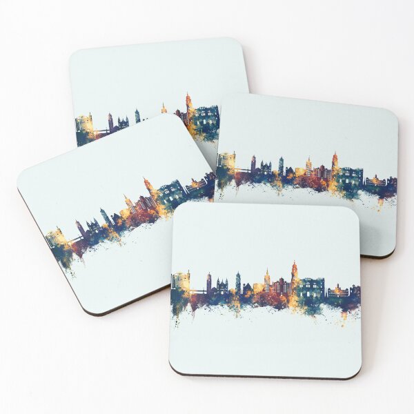 Artikelvorschau, Skyline von Málaga, Spanien entworfen und verkauft von ArtPrints.