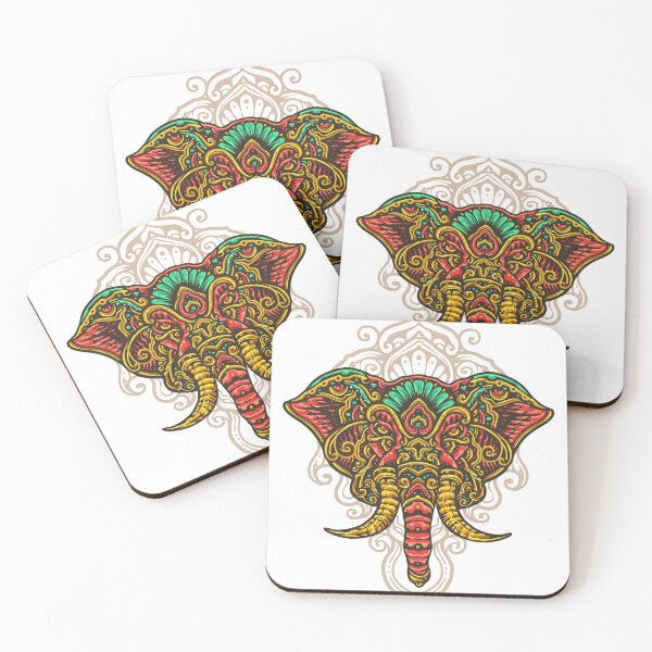 Item preview, elephent mandala designed and sold by Fabien  Fablab.