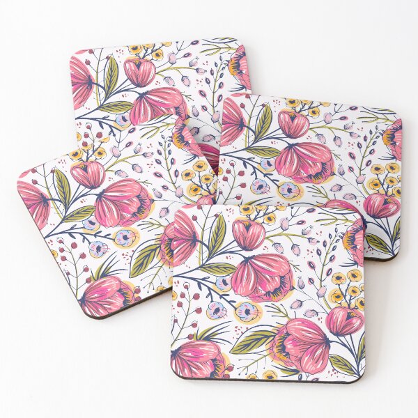 Item preview, Peony, Peonies, Floral pattern stickers, Floral stickers set, Floral pattern mask, Floral pattern t-shirts designed and sold by quixoticmonkey.