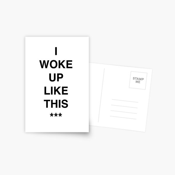 Beyonce Lyrics Postcards Redbubble