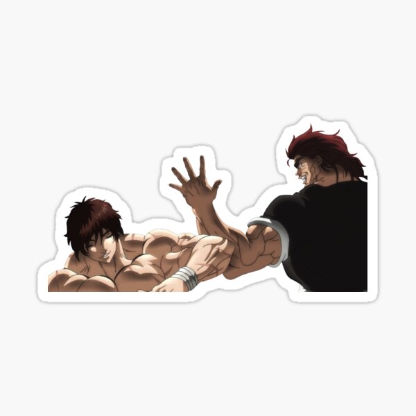 Baki high five Sticker